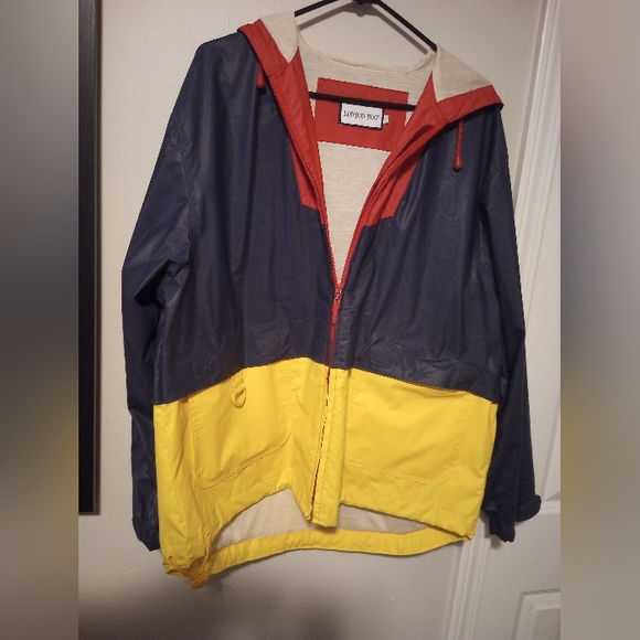 London Fog men's vintage windbreaker/raincoat with hood - Picture 2 of 6